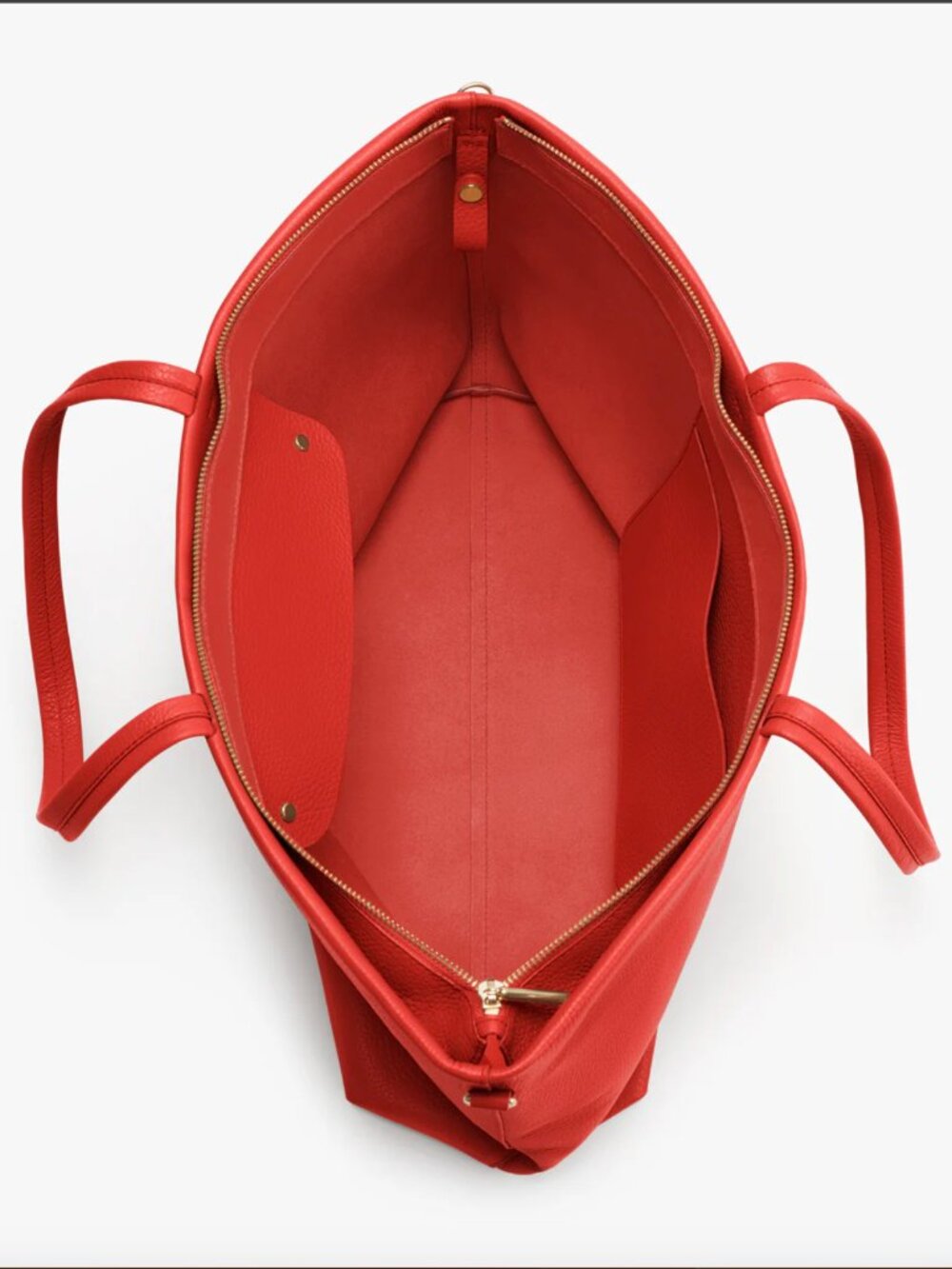 NWT Cuyana Small Easy Zipper Tote in Chili - Picture 6 of 12